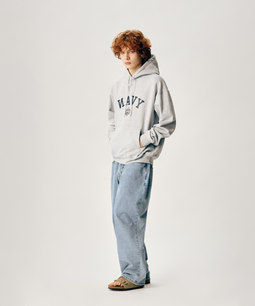 NAVAL Academy Heavyweight Hoodie Grey thumbnail 10