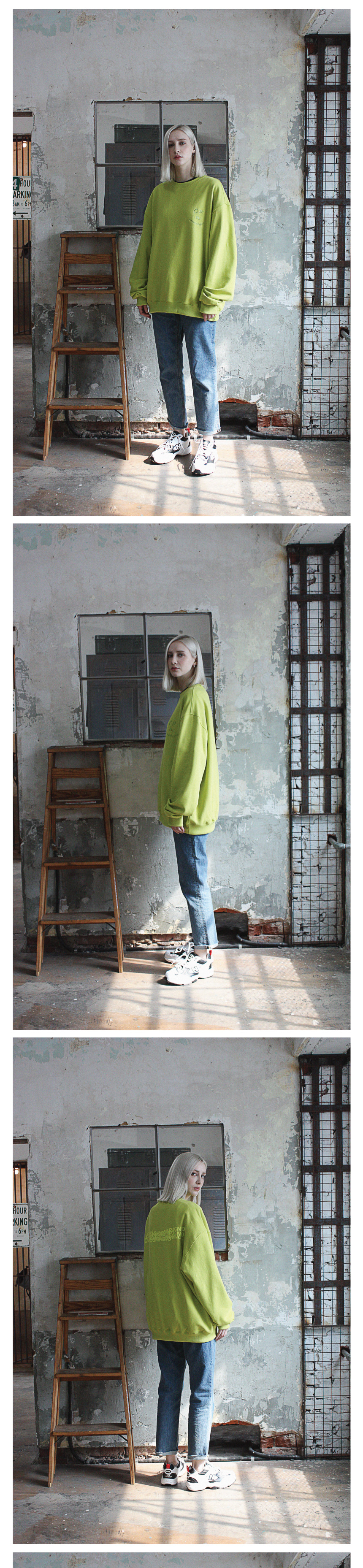MTM CPN LOGO EMBROIDERY SWEATSHIRT - 5 COLORS YELLOW