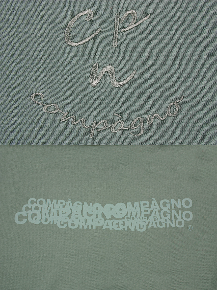 MTM CPN LOGO EMBROIDERY SWEATSHIRT - 5 COLORS GREEN
