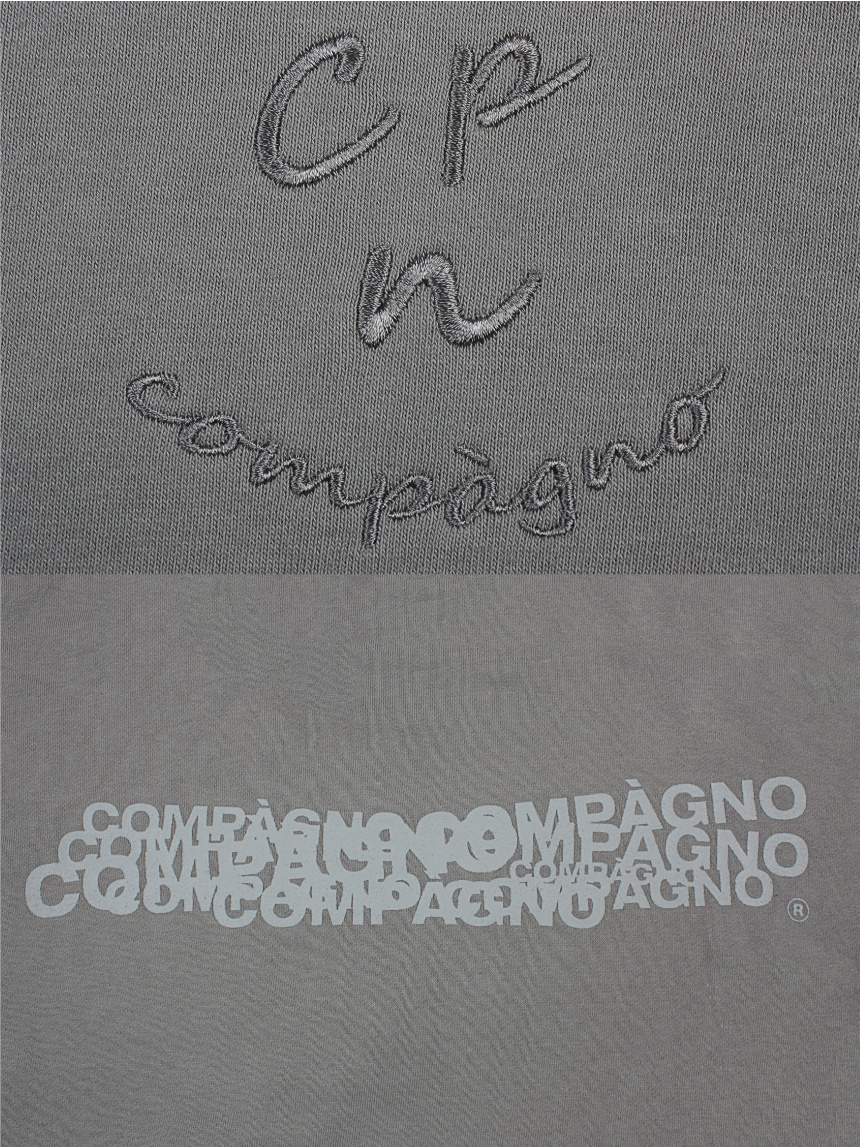 MTM CPN LOGO EMBROIDERY SWEATSHIRT - 5 COLORS GREY