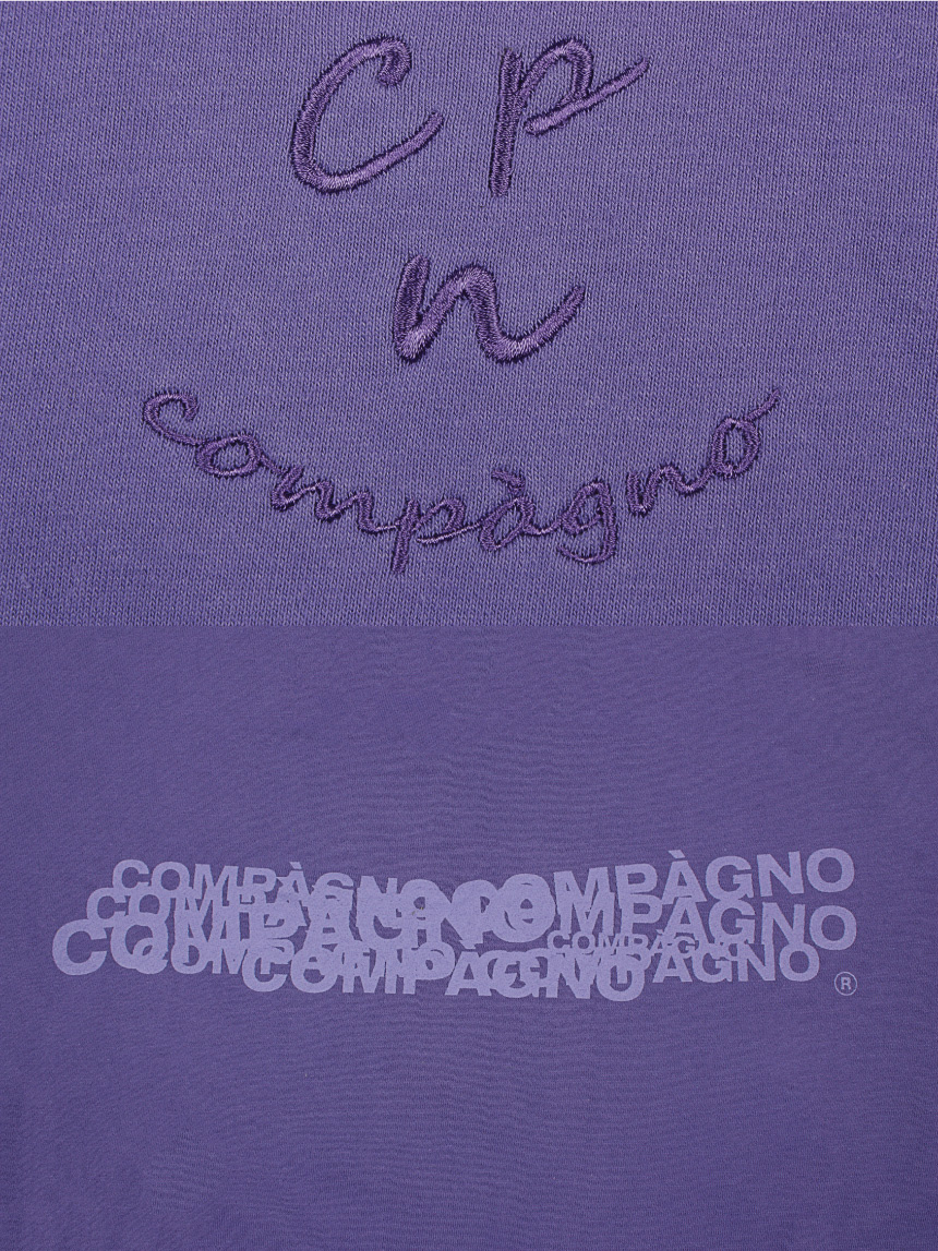 MTM CPN LOGO EMBROIDERY SWEATSHIRT - 5 COLORS PURPLE