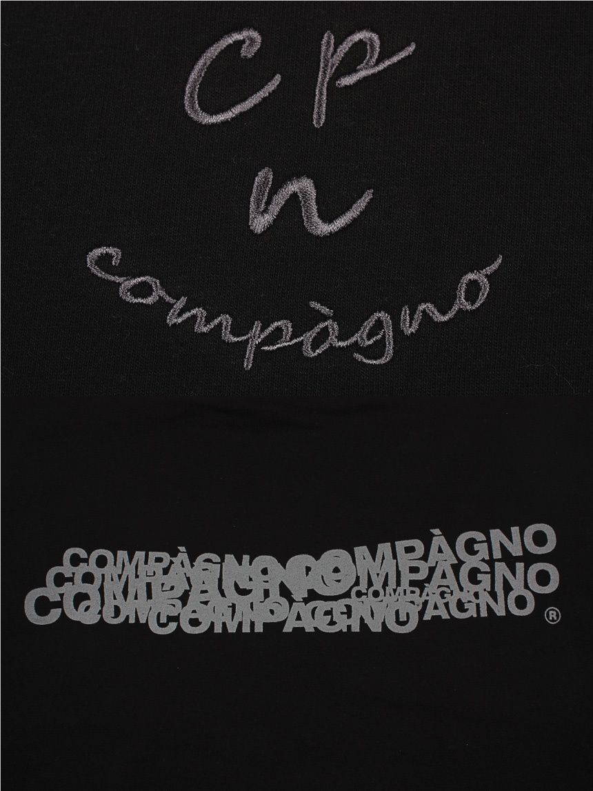 MTM CPN LOGO EMBROIDERY SWEATSHIRT - 5 COLORS BLACK