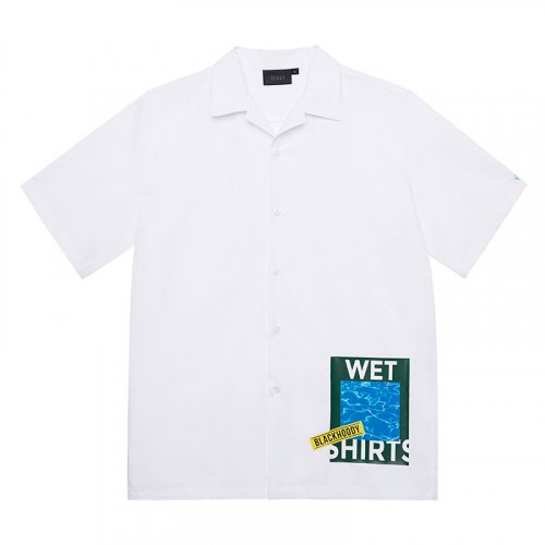 WET PAJAMA SHIRT WHITE