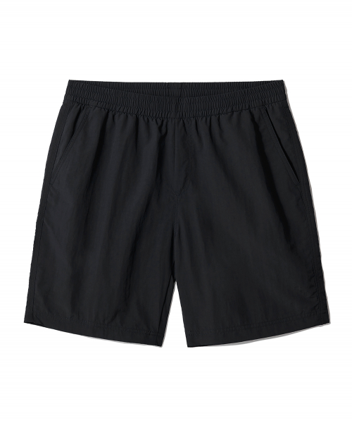 Нейлоновые шорты на резинке 7.5" [Black]