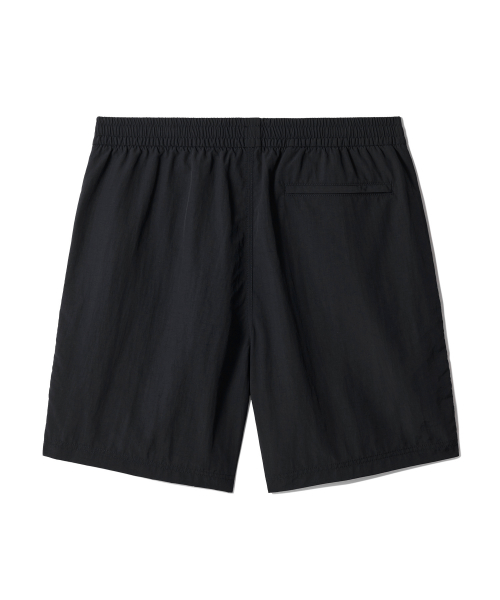 Нейлоновые шорты на резинке 7.5" [Black]