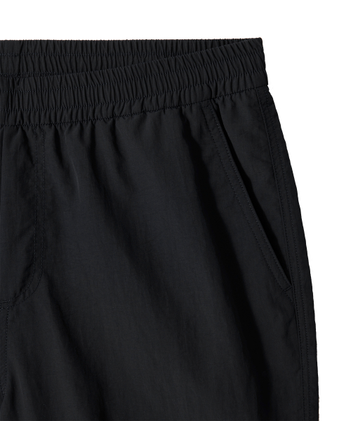 Нейлоновые шорты на резинке 7.5" [Black]
