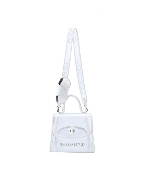 Off white clear on sale bag