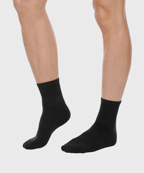 Lightweight Mid Socks 7-Pack [Black] thumbnail 8
