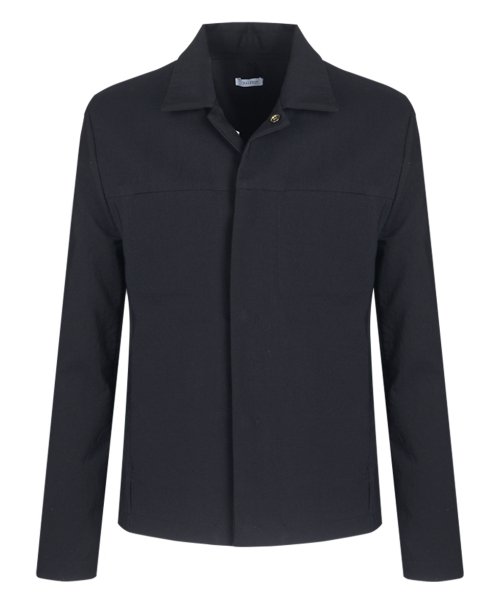 Минималистичный однобортный жакет (Black)