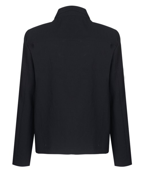 Минималистичный однобортный жакет (Black)