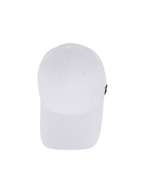 MUSINSA | VARZAR [Unisex] Stud Logo Overfit Ball Cap White