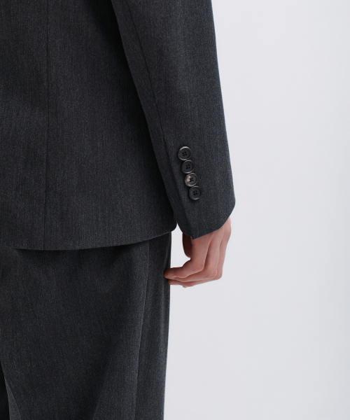 BASIC BLAZER [CHARCOAL GRAY] thumbnail 7