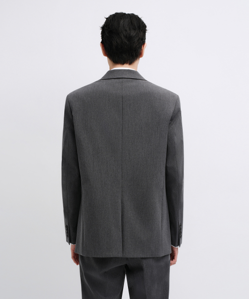 BASIC BLAZER [MEDIUM GRAY] thumbnail 3