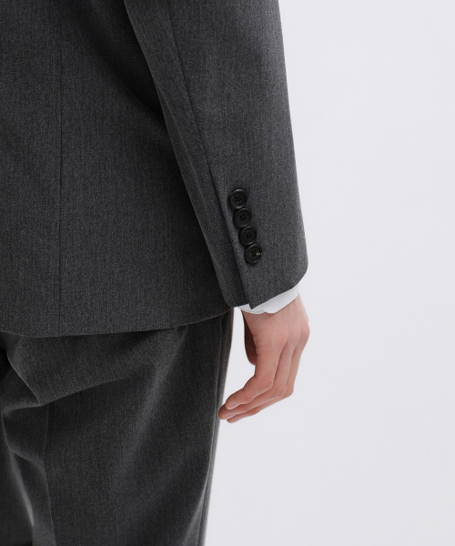 BASIC BLAZER [MEDIUM GRAY] thumbnail 6