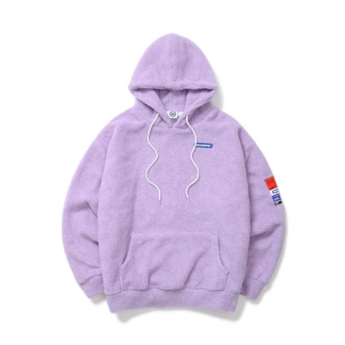 MUSINSA | BORN CHAMPS BC 88 BOA FLEECE OVERSIZED HOODIE PURPLE