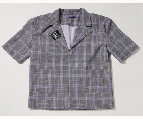CHECK SHORT SLEEVE JK _S M
