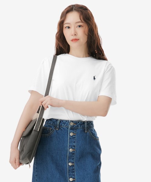 Футболка Custom Slim Fit хлопковая White