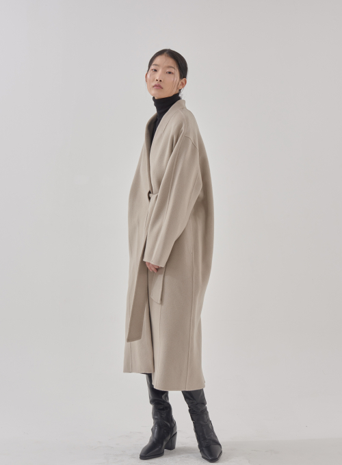 Пальто с запахом (Yeomim coat-Ivory)
