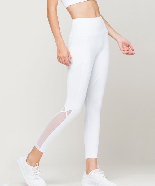 SIDE MESH TIGHT белый
