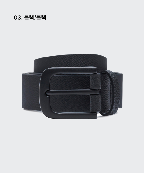 Saffiano Synthetic Leather Belt_30mm thumbnail 4