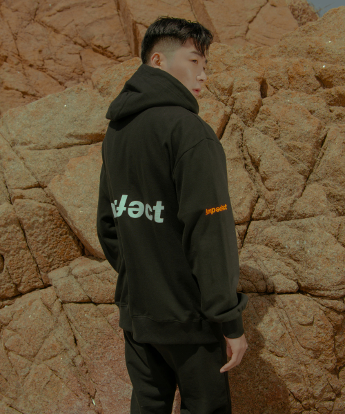 Худи на молнии IMPFCT black