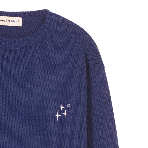 NEB round knit (blue)