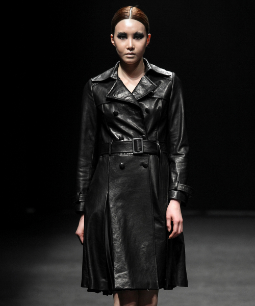 MOONKYOUNGLAE - ICONOGRAPHY_ Leather 100 Double coat A
