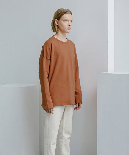 Лонгслив оверсайз (Brown)