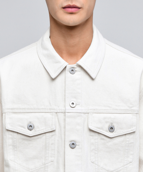 RELAXED DENIM TRUCKER куртка [CREAM]