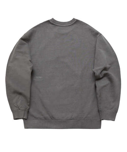 MUSINSA MARKM Bold Logo Pigment Sweatshirts GYD