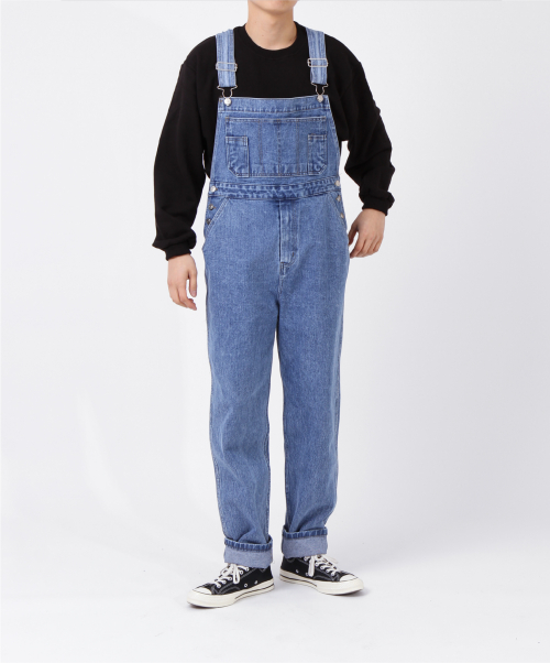 Джинсовый полукомбинезон (Blue)