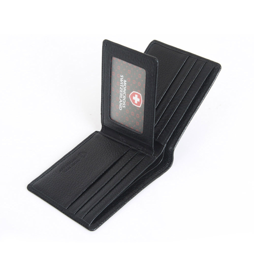 cowhide leather mens wallet MSW3035BK