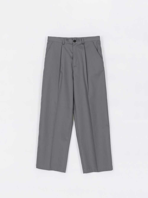BACK LOW POCKET PANTS GRAY