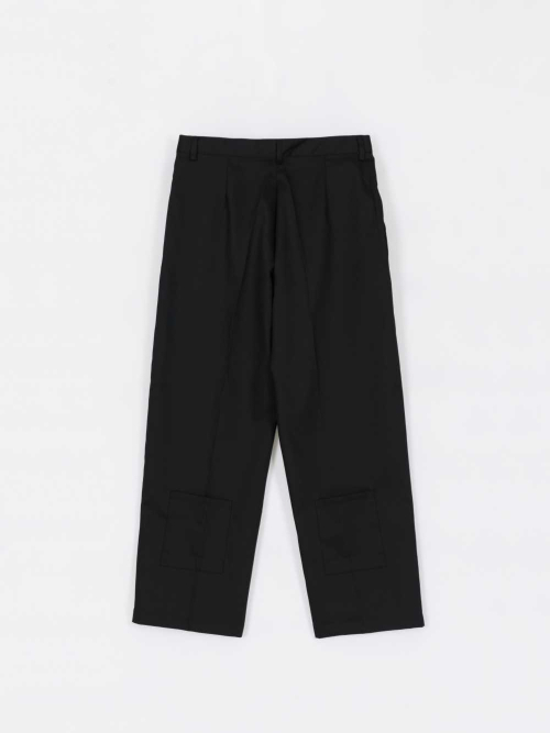 BACK LOW POCKET PANTS чёрный
