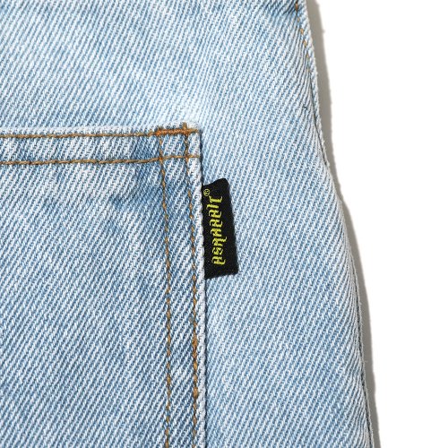 MUSINSA | BSRABBIT CARPENTER LOOSE FIT DENIM PANTS LIGHT BLUE