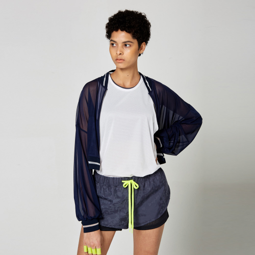 Пуховик volume stadium jacket navy