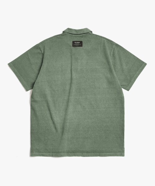 PIGMENT POCKET PK TSHIRTS (OLIVE)