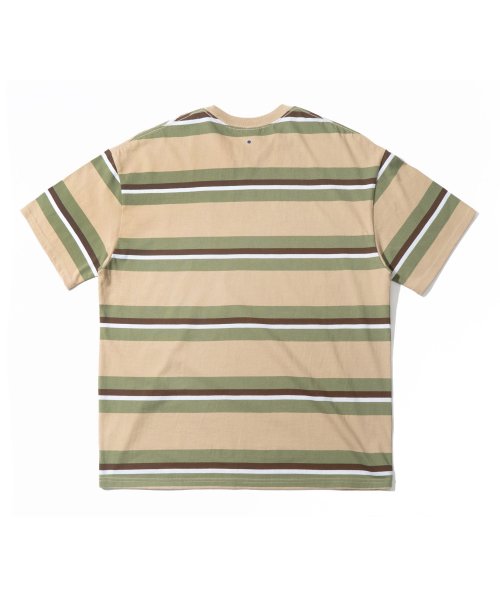 Футболка STRIPE POCKET short sleeve Beige