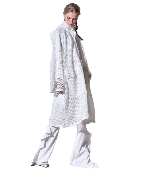Накидка hood mesh White