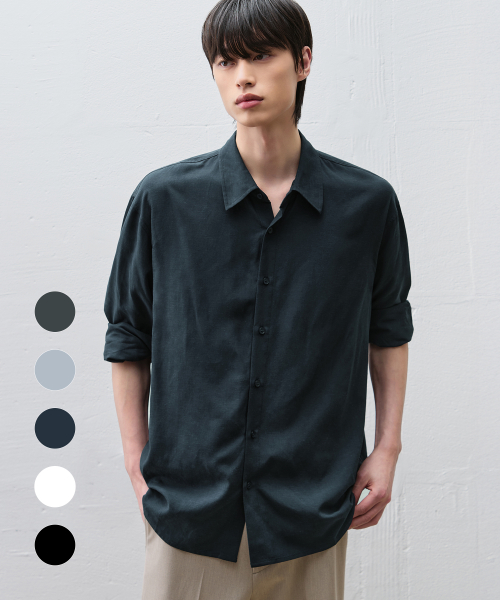 Stable Linen минималистичная рубашка (5 цветов)
