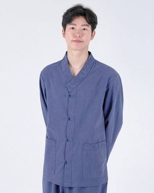 Набор V neck 20s dyed (Deep Navy)
