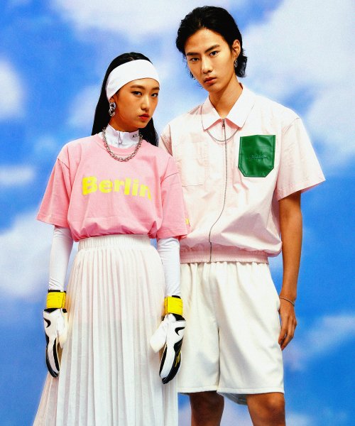 [UNISEX] Куртка bomber short sleeve (Pink)