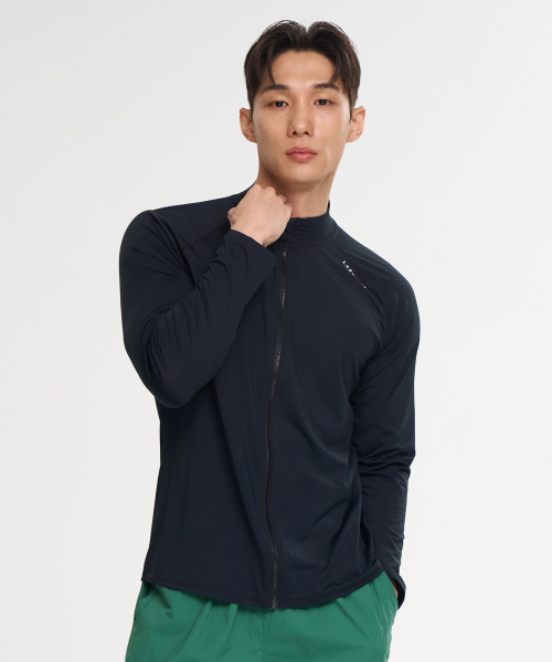 Rashguard zip-up loose fit cooling essential М (4color)