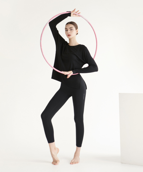 Йога одежда DEVI-B0037-Black 8 part pilates leggings