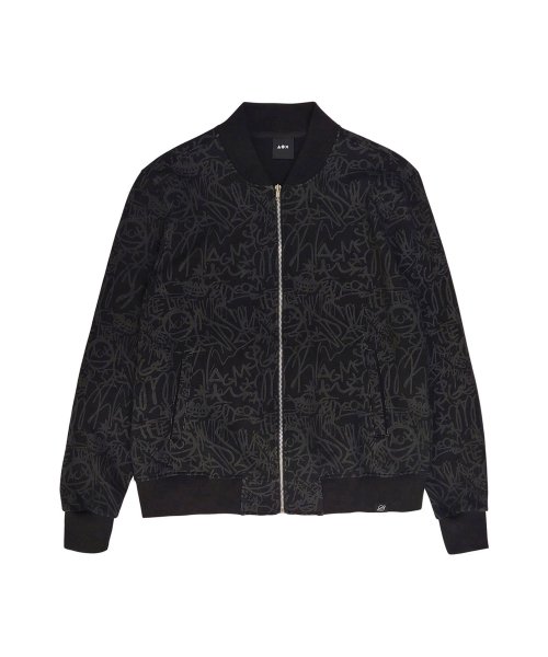 Куртка bomber Graffiti (Black)