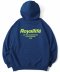 로얄라이프(ROYALLIFE) RLPH702 배드프렌즈 로고 후드티 - 클래식블루