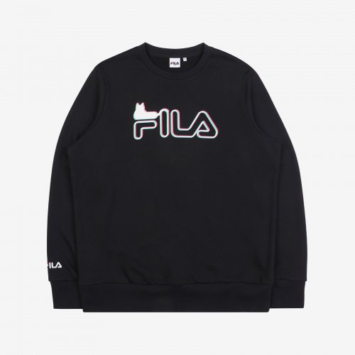 휠라(Fila) [꽈뚜룹]코코 맨투맨 (Fs2Poc3U01Xblk) - 59,000 | 무신사 스토어