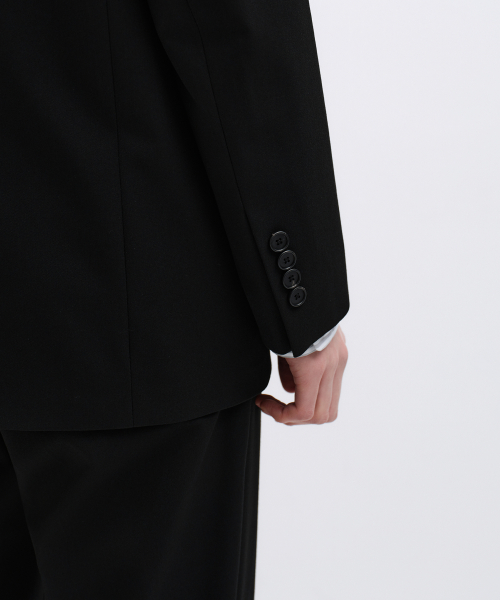RELAXED BASIC BLAZER [BLACK] thumbnail 9