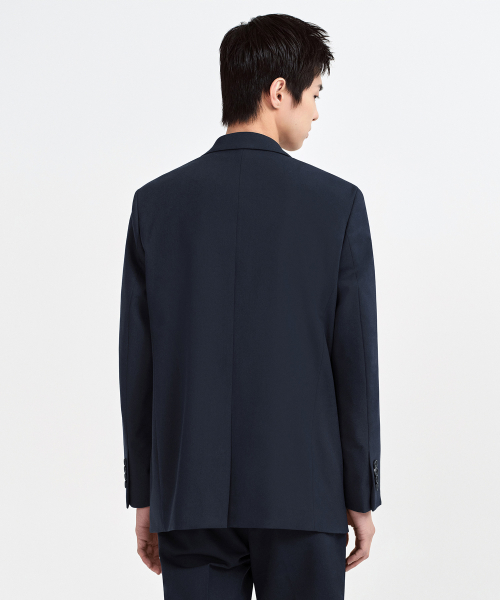 RELAXED BASIC BLAZER [NAVY] thumbnail 3