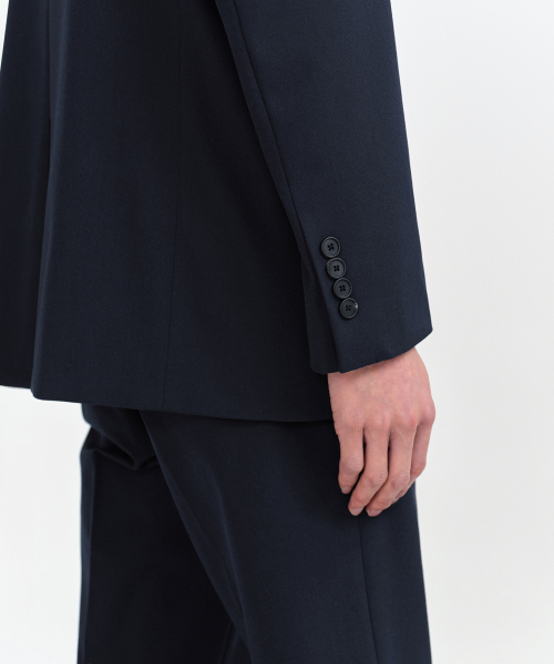 RELAXED BASIC BLAZER [NAVY] thumbnail 6